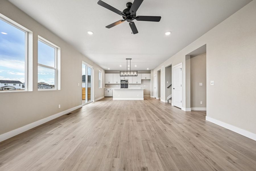 Spacious, unfurnished interior of a new home in The Glen, Colorado Springs (Image 28). Spacious, unfurnished interior of a new home in The Glen, Colorado Springs (Image 28).