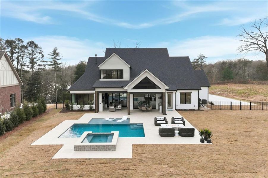 Exterior details and patio area of a home in , Gainesville (Image 3).