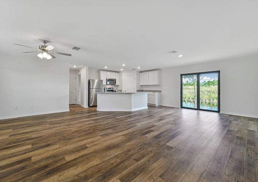 Representative unfurnished interior of a home built from the Caladesi by LGI Homes in Liberty Shores, Fort Myers (Image 7).