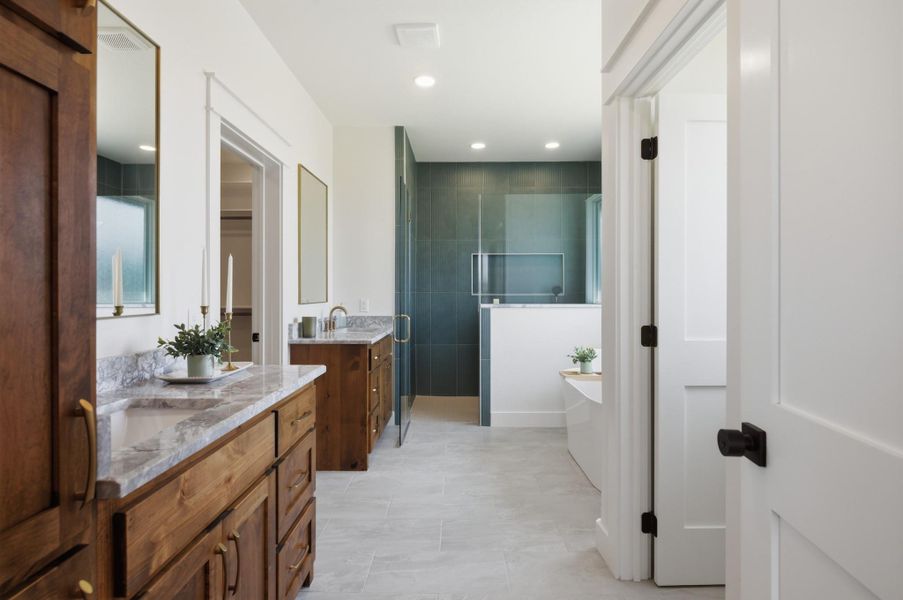 Furnished interior view inside a new home in , Bryan (Image 4).