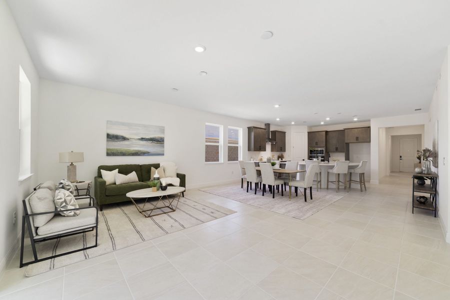 Furnished interior view inside a new home in Vintner Reserve, Clermont (Image 11). Furnished interior view inside a new home in Vintner Reserve, Clermont (Image 11).