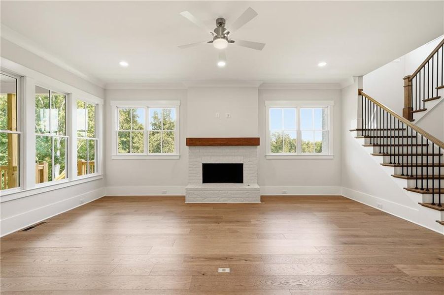 Spacious, unfurnished interior of a new home in Malone's Pond, Ball Ground (Image 46).