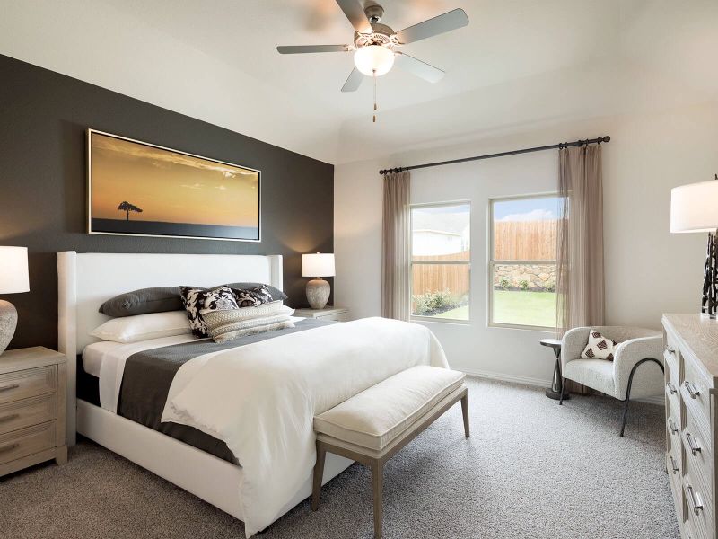 Furnished interior view inside a new home in Cibolo Hills West - Signature Series, Fort Worth (Image 8).