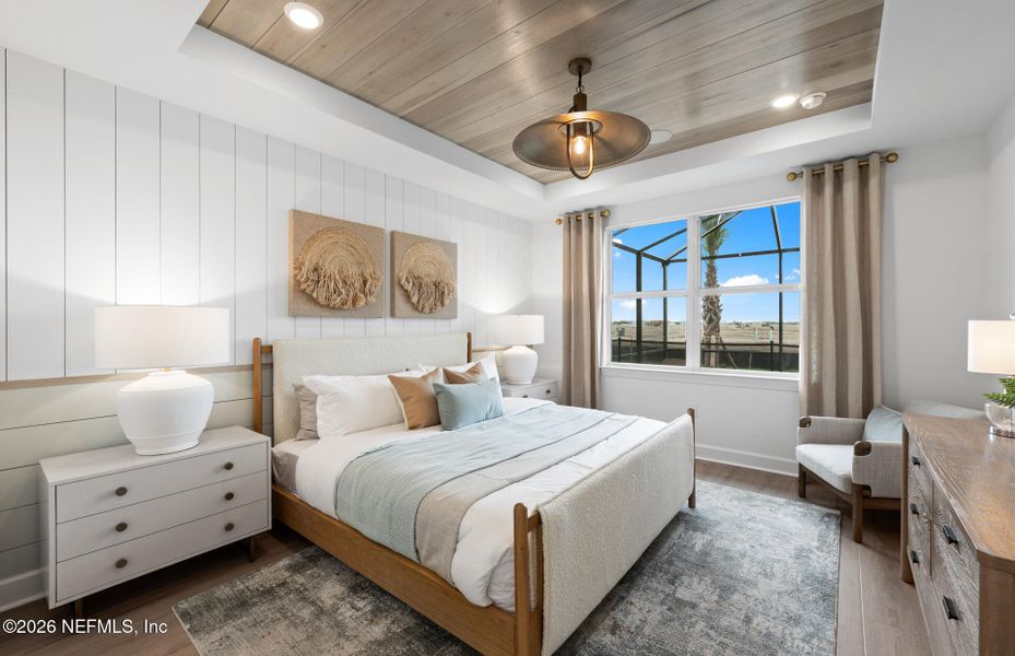 Furnished interior view inside a new home in Seminole Palms, Palm Coast (Image 8).