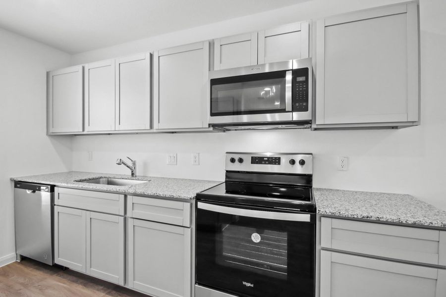 Furnished interior view inside a new home in Gemini, Splendora (Image 4).