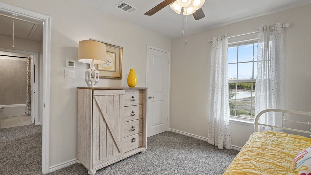 Furnished interior view inside a new home in Lakewood Trails, Forney (Image 27).