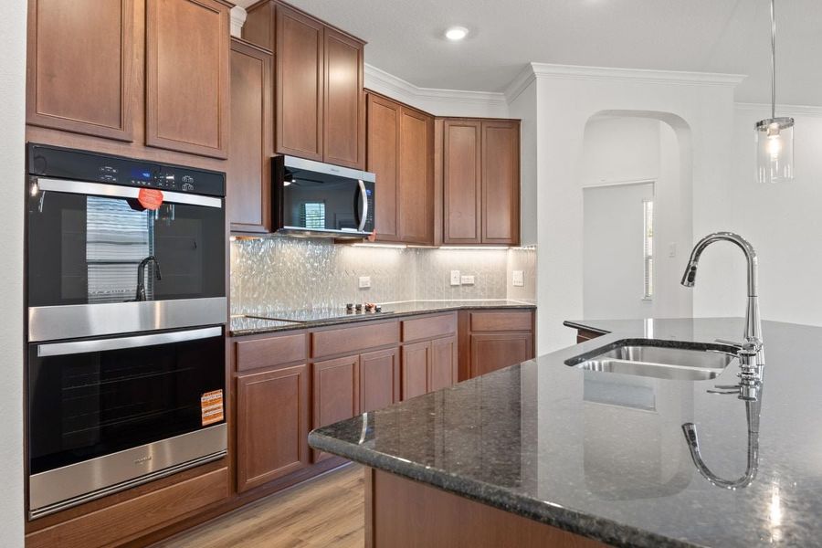 Furnished interior view inside a new home in Overlook Ranch, Georgetown (Image 4). Furnished interior view inside a new home in Overlook Ranch, Georgetown (Image 4).