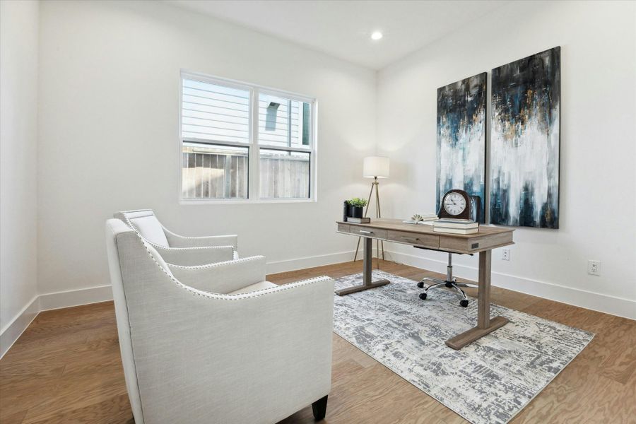 Furnished interior view inside a new home in , Houston (Image 6).