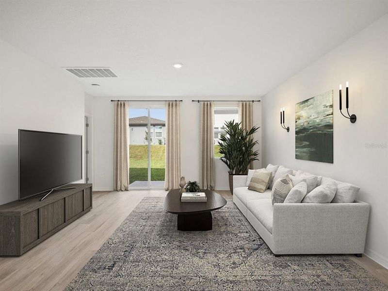 Furnished interior view inside a new home in Leyland Preserve - Premier Series, Brooksville (Image 4).