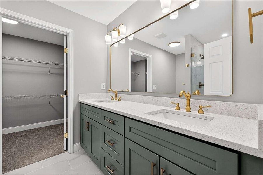 Furnished interior view inside a new home in , Atlanta (Image 6).