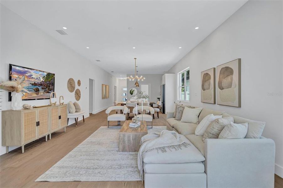 Furnished interior view inside a new home in , St. Petersburg (Image 38).