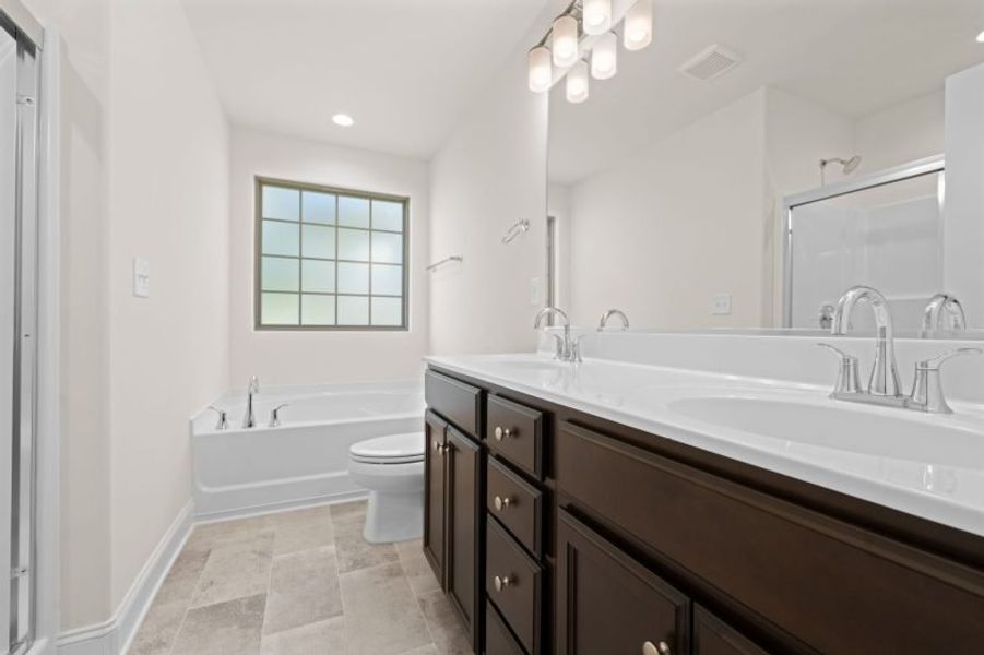 Furnished interior view inside a new home in Miller's Reserve, Winston-Salem (Image 15).