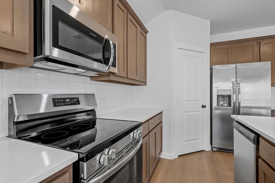 Representative furnished interior of a home built from the Iverson I by Cheldan Homes in Pitcock Addition, Graham (Image 12).