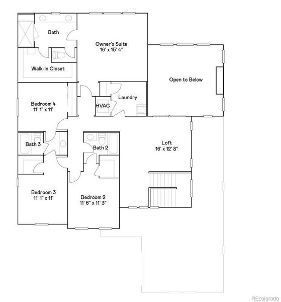 2D floor plan layout of this home in Sunset Village: The Grand Collection, Erie, CO (Image 2). 2D floor plan layout of this home in Sunset Village: The Grand Collection, Erie, CO (Image 2).