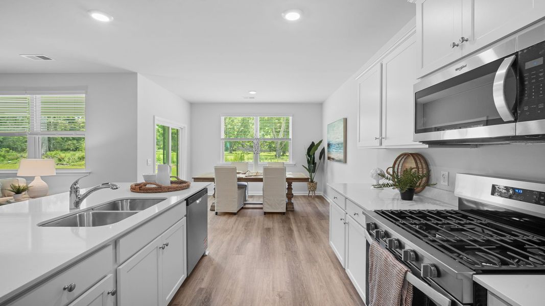 Furnished interior view inside a new home in Fernhill Farms, Statesboro (Image 18).