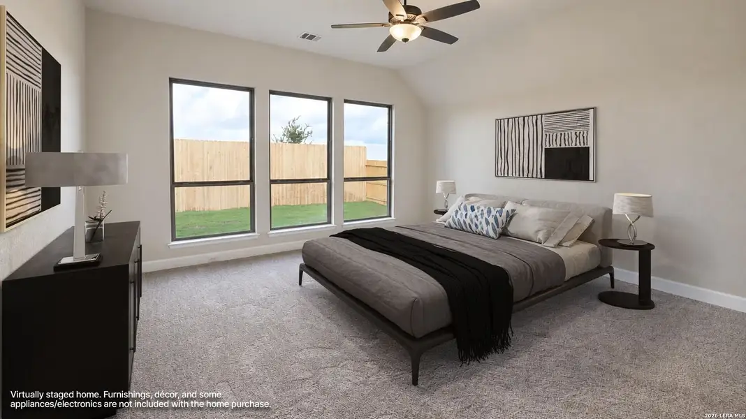 Furnished interior view inside a new home in Cibolo Valley Heights, Cibolo (Image 17).