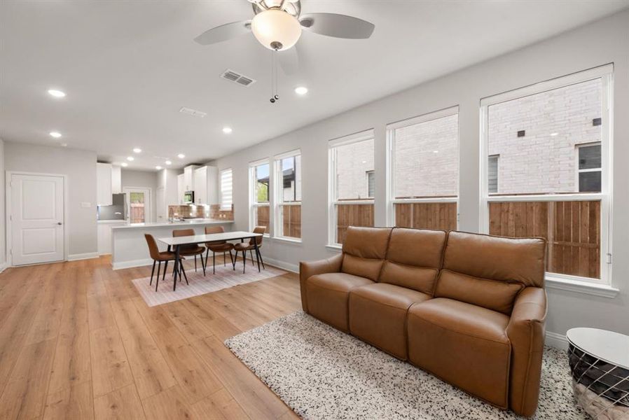 Furnished interior view inside a new home in , Frisco (Image 5).