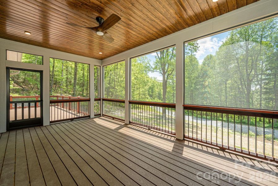 Exterior details and patio area of a home in , Flat Rock (Image 4).