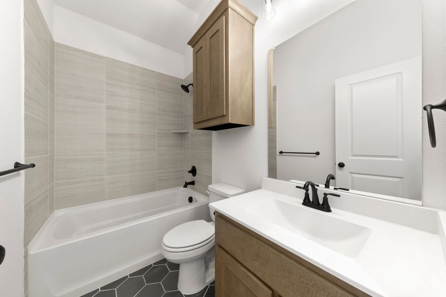 Furnished interior view inside a new home in Lovers Landing, Forney (Image 12).