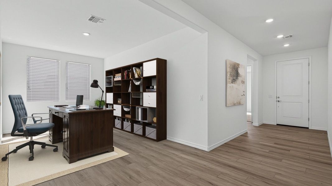 Furnished interior view inside a new home in The Grove at El Cidro, Goodyear (Image 14).