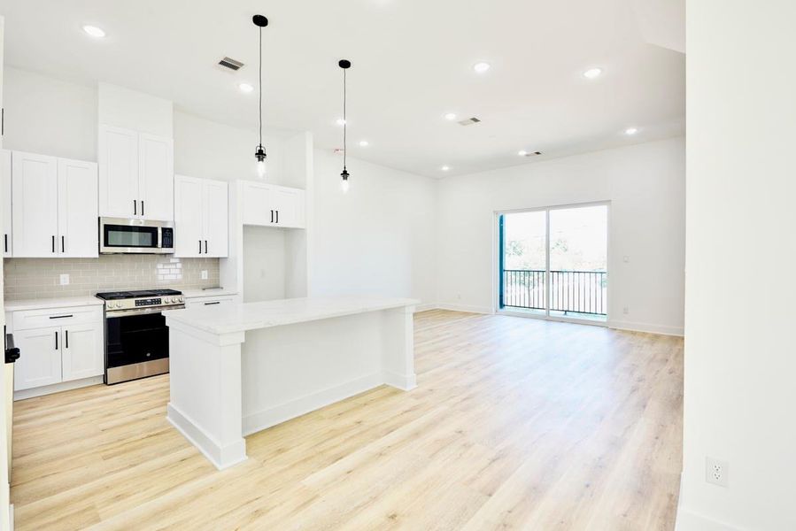 Spacious, unfurnished interior of a new home in , Houston (Image 15). Spacious, unfurnished interior of a new home in , Houston (Image 15).