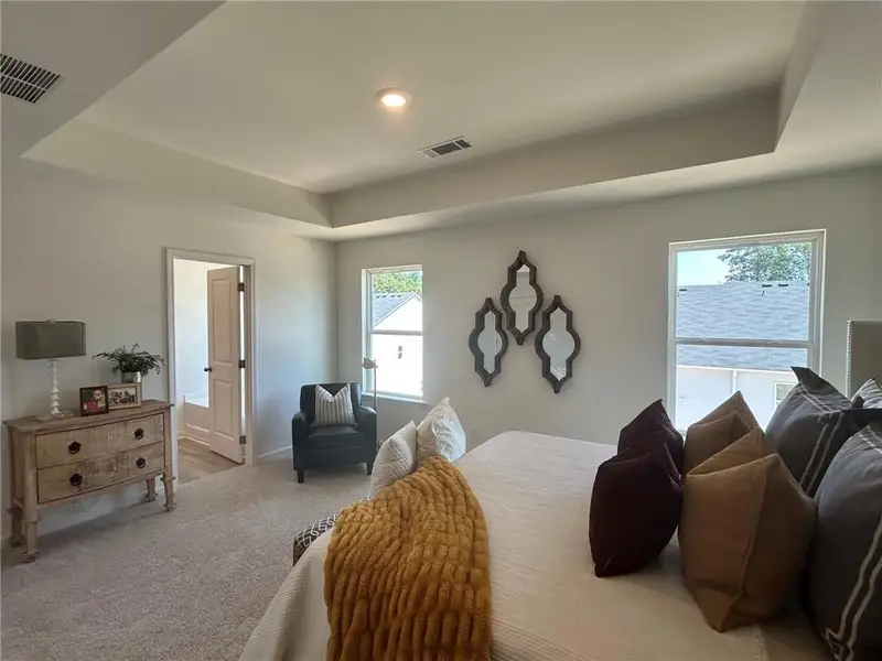 Furnished interior view inside a new home in Old Salem Crossing, Conyers (Image 13).