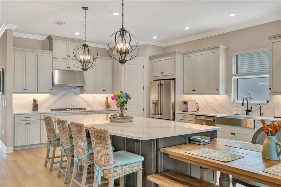 Furnished interior view inside a new home in , Palmetto (Image 60).