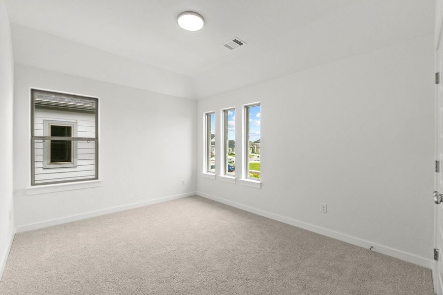 Bedroom in the Pearl home plan by Trophy Signature Homes – REPRESENTATIVE PHOTO Bedroom in the Pearl home plan by Trophy Signature Homes – REPRESENTATIVE PHOTO