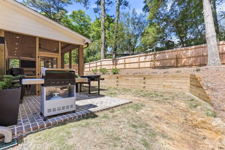 Exterior details and patio area of a home in , Chamblee (Image 28).