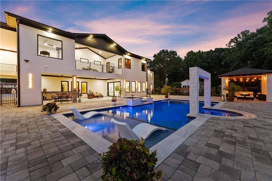 Exterior details and patio area of a home in , Lawrenceville (Image 52).