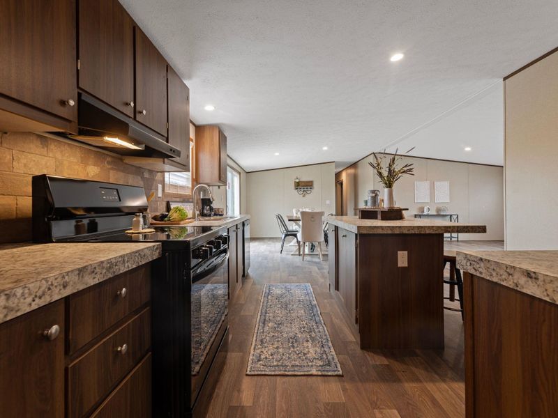 Furnished interior view inside a new home in , Cleveland (Image 3).