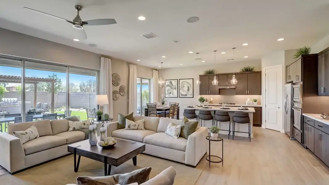 Furnished interior view inside a new home in Sycamore Farms, Surprise (Image 4).
