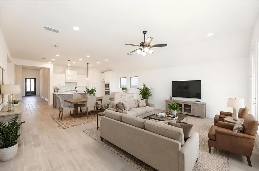 Furnished interior view inside a new home in Jordan Ranch, Fulshear (Image 6).
