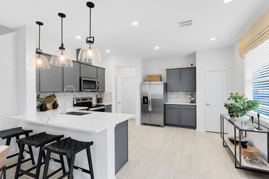 Furnished interior view inside a new home in Oviedo Square, Oviedo (Image 6).
