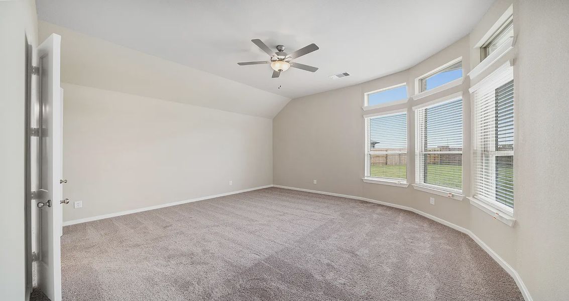 Representative unfurnished interior of a home built from the Oliver by Chesmar Homes in The Highlands, Porter (Image 9).