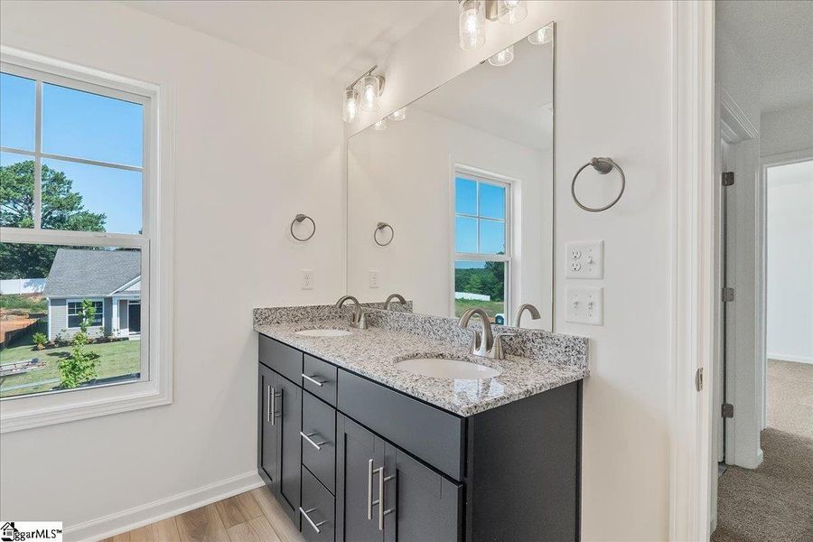 Furnished interior view inside a new home in Halton Oaks, Spartanburg (Image 11). Furnished interior view inside a new home in Halton Oaks, Spartanburg (Image 11).