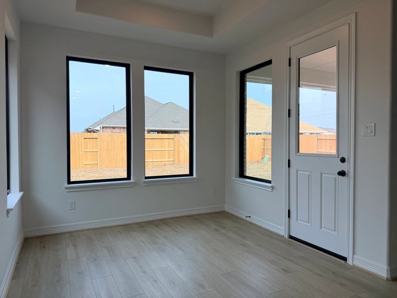 Progress photo - Dining room