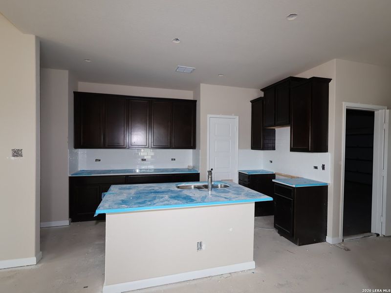 In-progress construction of a new home in Meadows at Clear Springs, New Braunfels, TX (Image 32).