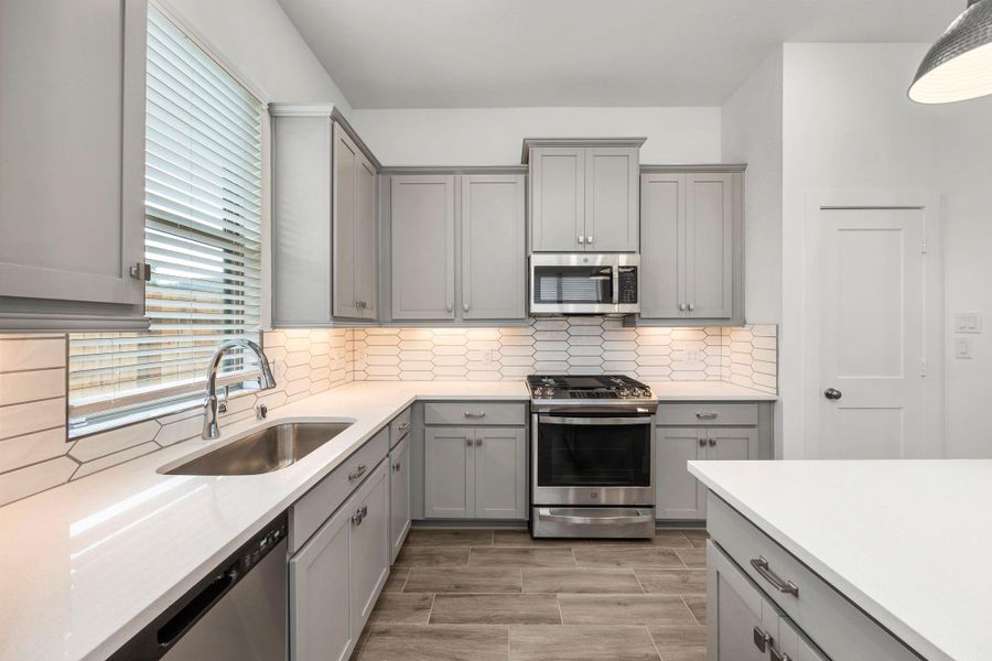 Furnished interior view inside a new home in Marvida, Cypress (Image 7).