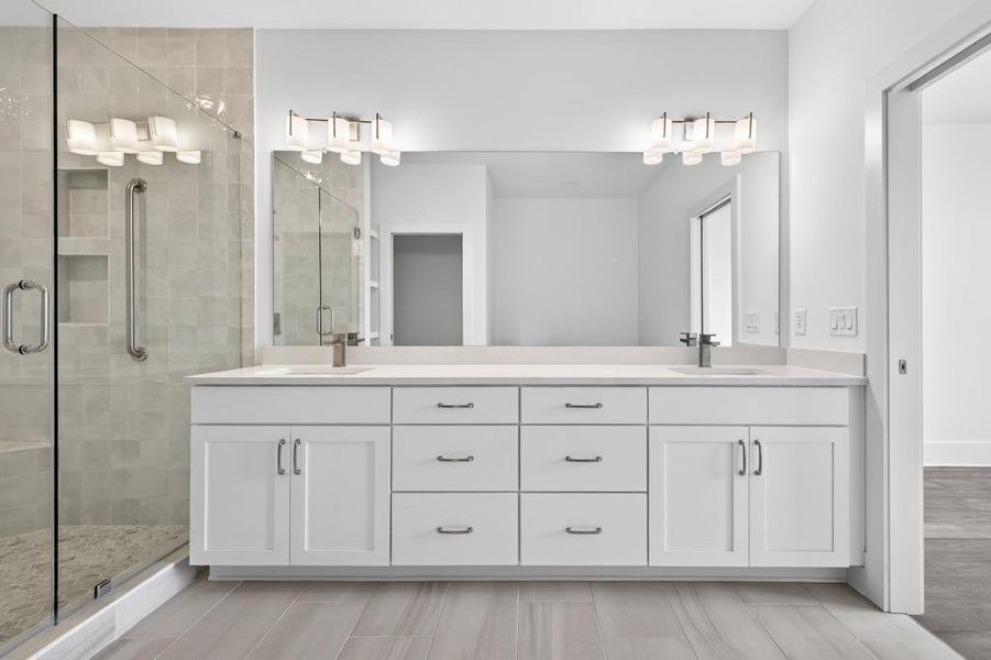 Furnished interior view inside a new home in , Decatur (Image 9).