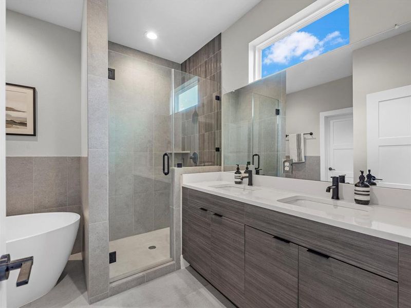 Furnished interior view inside a new home in , Houston (Image 20).