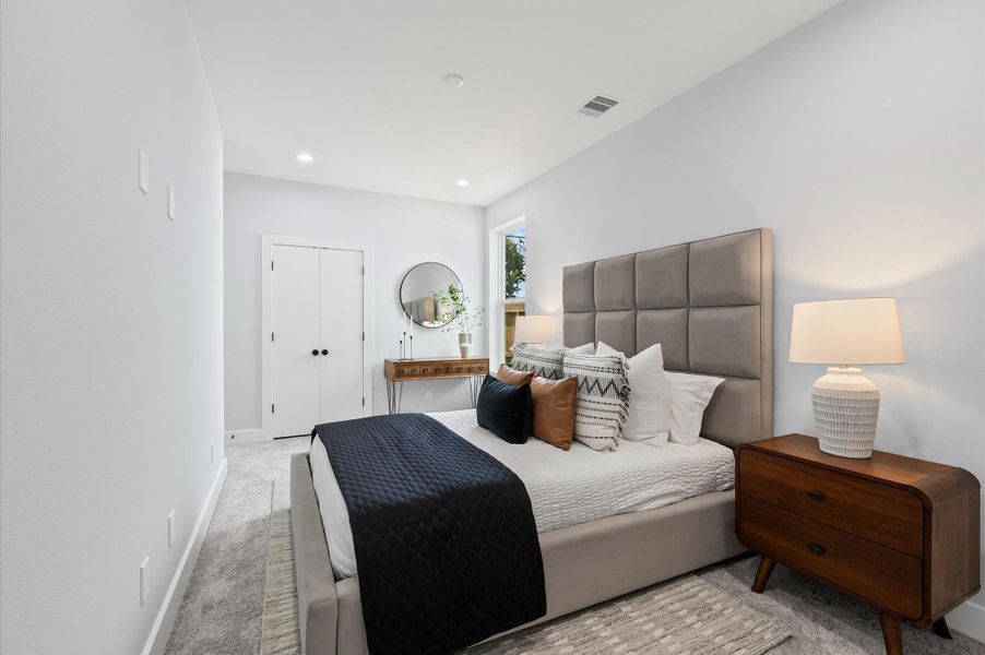 Furnished interior view inside a new home in , Houston (Image 10).