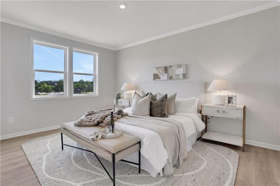 Furnished interior view inside a new home in Easton Walk, Lawrenceville (Image 29).