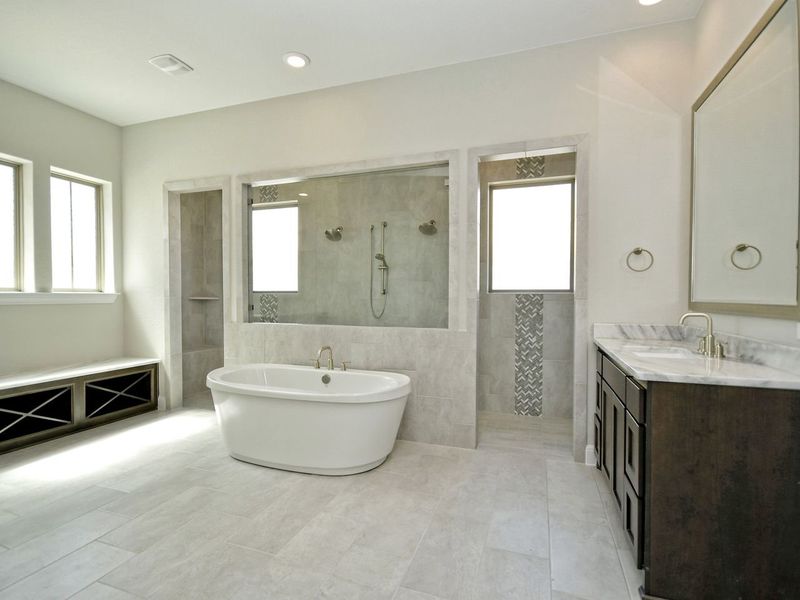 Representative furnished interior of a home built from the Siena III by Giddens Homes in Clearwater Ranch, Liberty Hill (Image 116).