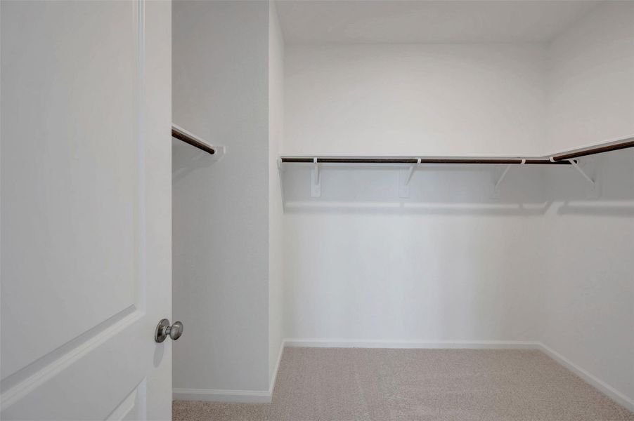 Primary walk-in closet