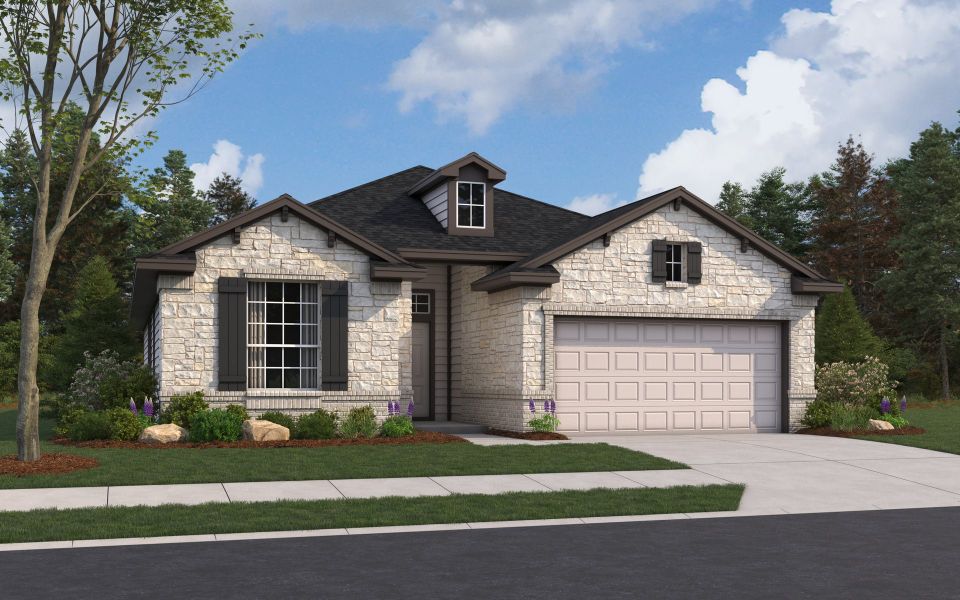 Rendering of floor plan. Colors and features may differ from shown representation.