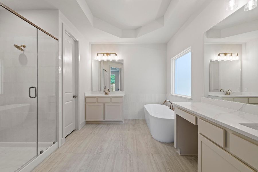 Furnished interior view inside a new home in Parmer Ranch, Georgetown (Image 10).
