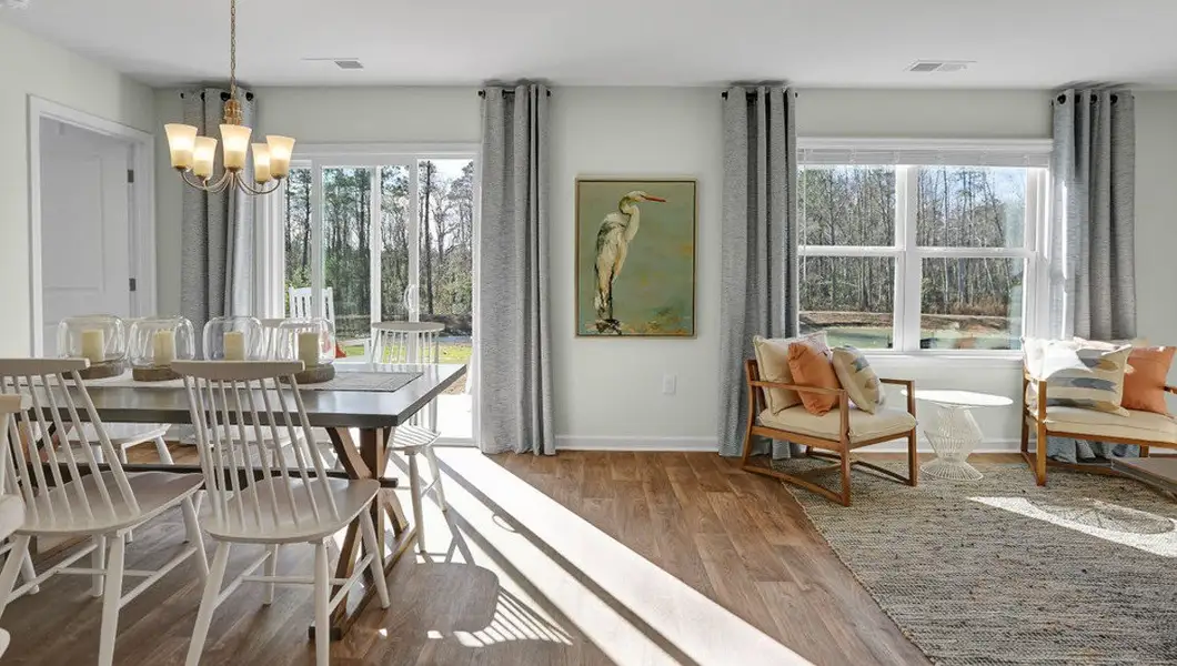 Furnished interior view inside a new home in Holly Oaks, Statesboro (Image 9).