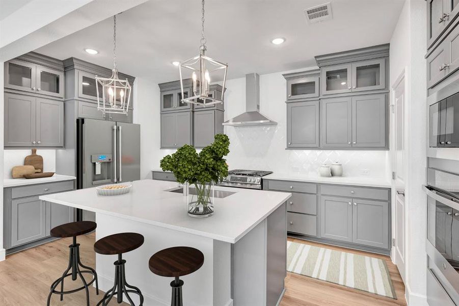 Furnished interior view inside a new home in Gateway Parks, Forney (Image 7). Furnished interior view inside a new home in Gateway Parks, Forney (Image 7).