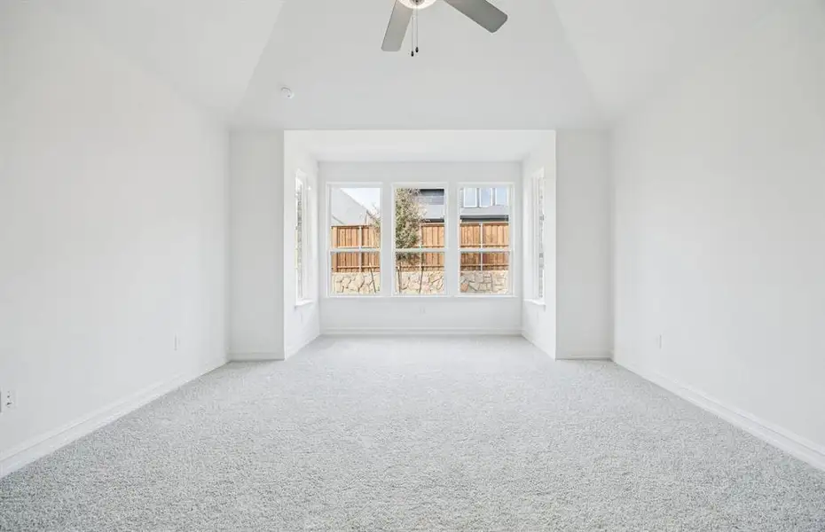 Spacious owner's suite with private bath *Model Representation*